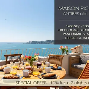 Villa Maison Picasso - Jacuzzi, Vue, Terrasse For 6